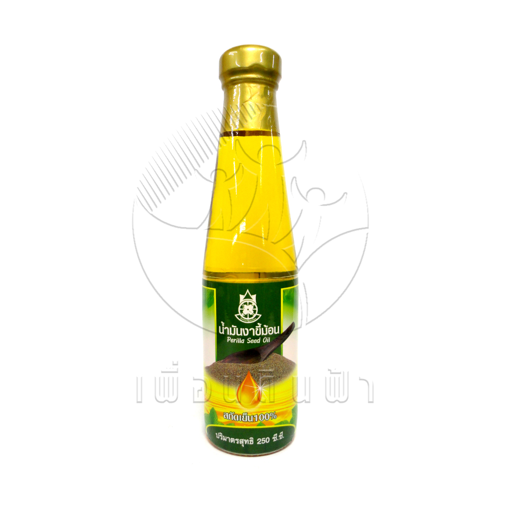 [ปฐมอโศก] น้ำมันงาขี้ม้อนสกัดเย็น100% 250ml.