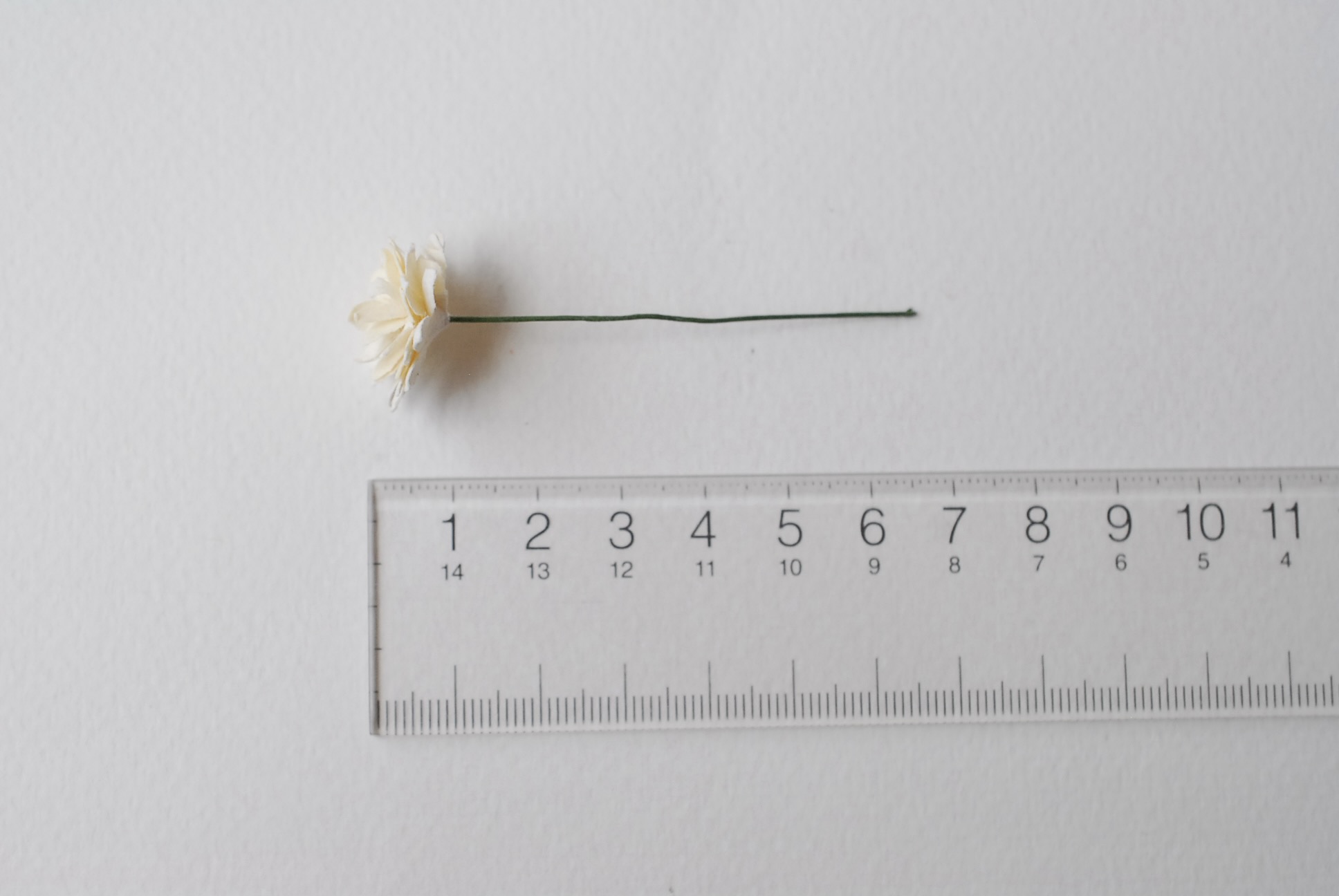 ดอกไม้ประดิษฐ์, ดอกไม้กระดาษสา, ดอก gypsophila, ดอกยิปโซ งานประดิษฐ์ตกแต่งของชำร่วย, ดอกไม้ทำพานพุ่ม,พานพวงมาลัย, พานรับไหว้, ขนาด 2 cm. สีครีม