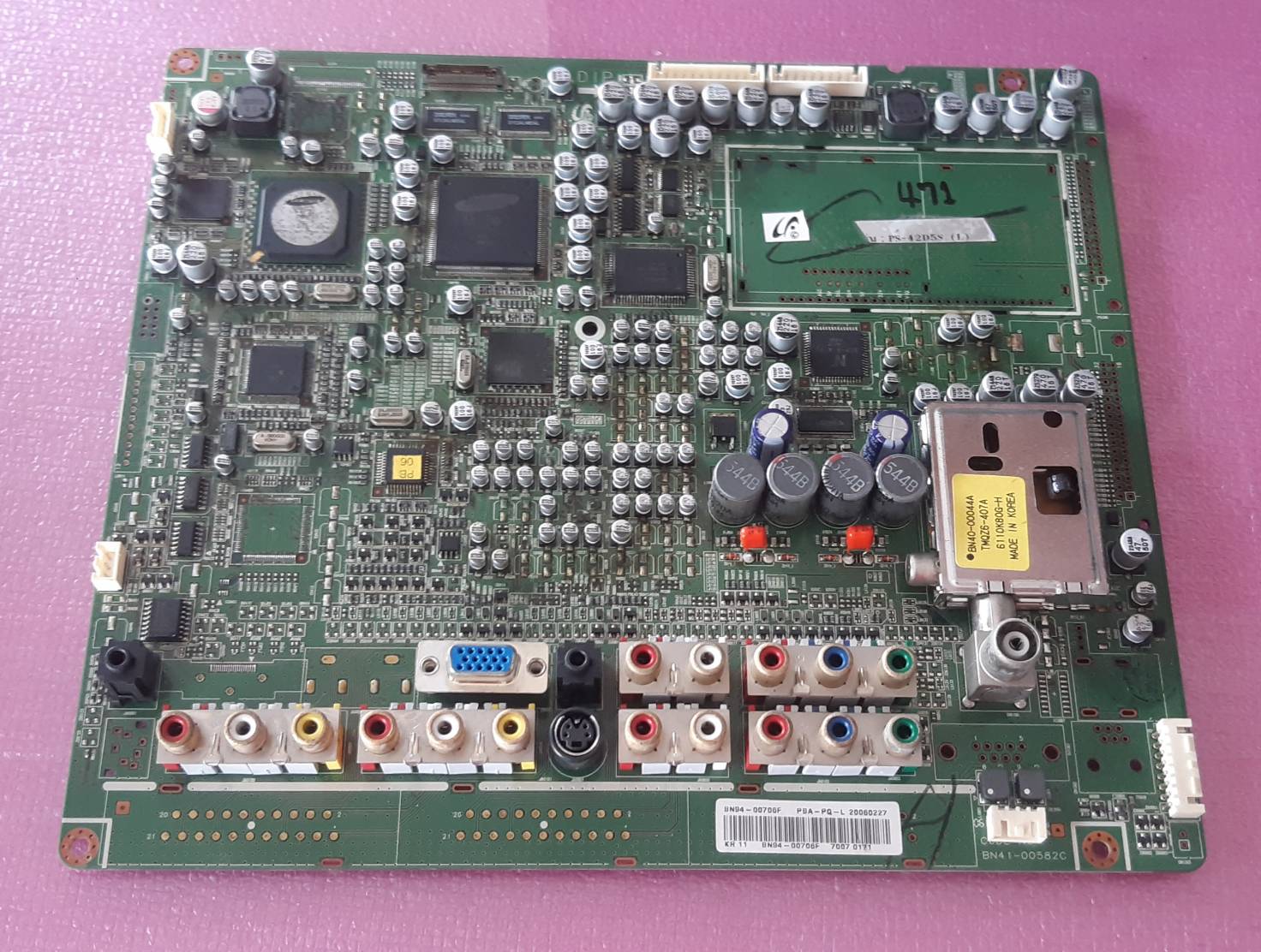 อันที่ 471 Samsung PS-42D5S ซีสเตร็ม BN41-00582C ดีเทสแล้ว