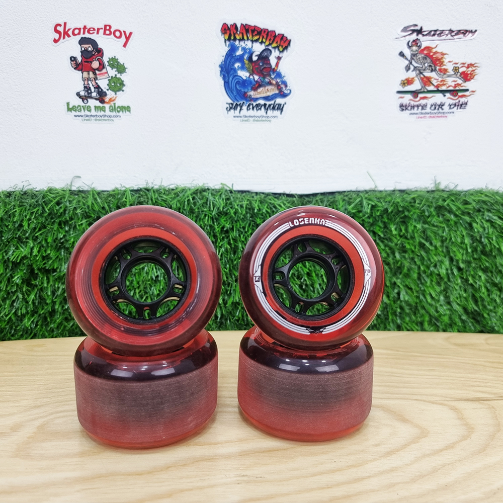 [0317] ล้อสเก็ตบอร์ด 70x40 85A ขอบมน แกนพลาสติกใหญ่เซฟน้ำหนัก Losenka