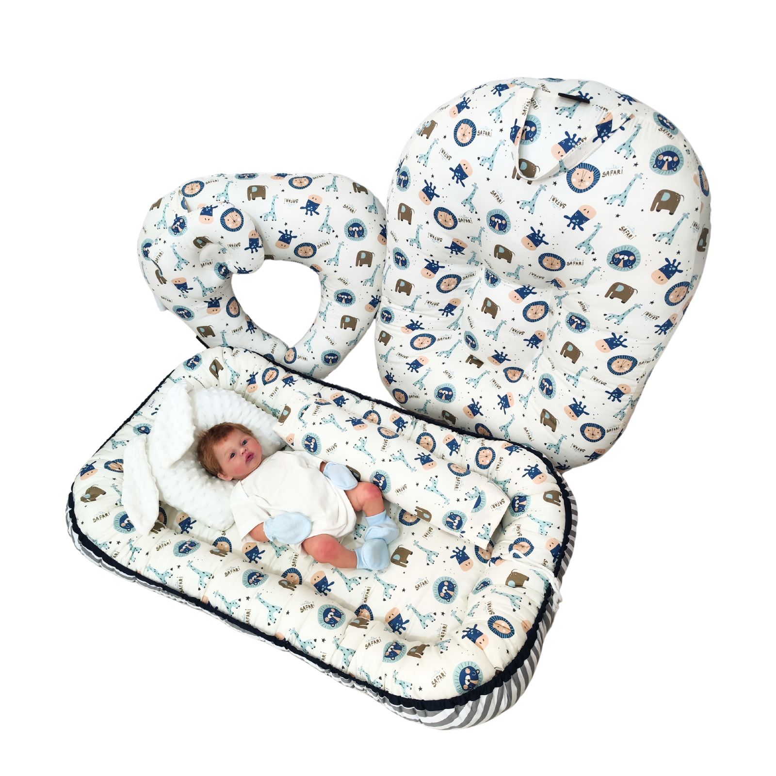 ชุดเตรียมคลอด ชุดที่นอนเบาะไข่ จัดเซตกันหมอนกันแหวะนมและหมอนรองให้นม