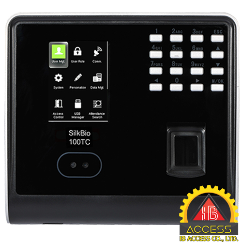 เครื่องสแกนใบหน้า ยี่ห้อ ZKTeco รุ่น SilkBio-100TC รองรับระบบ Access Control