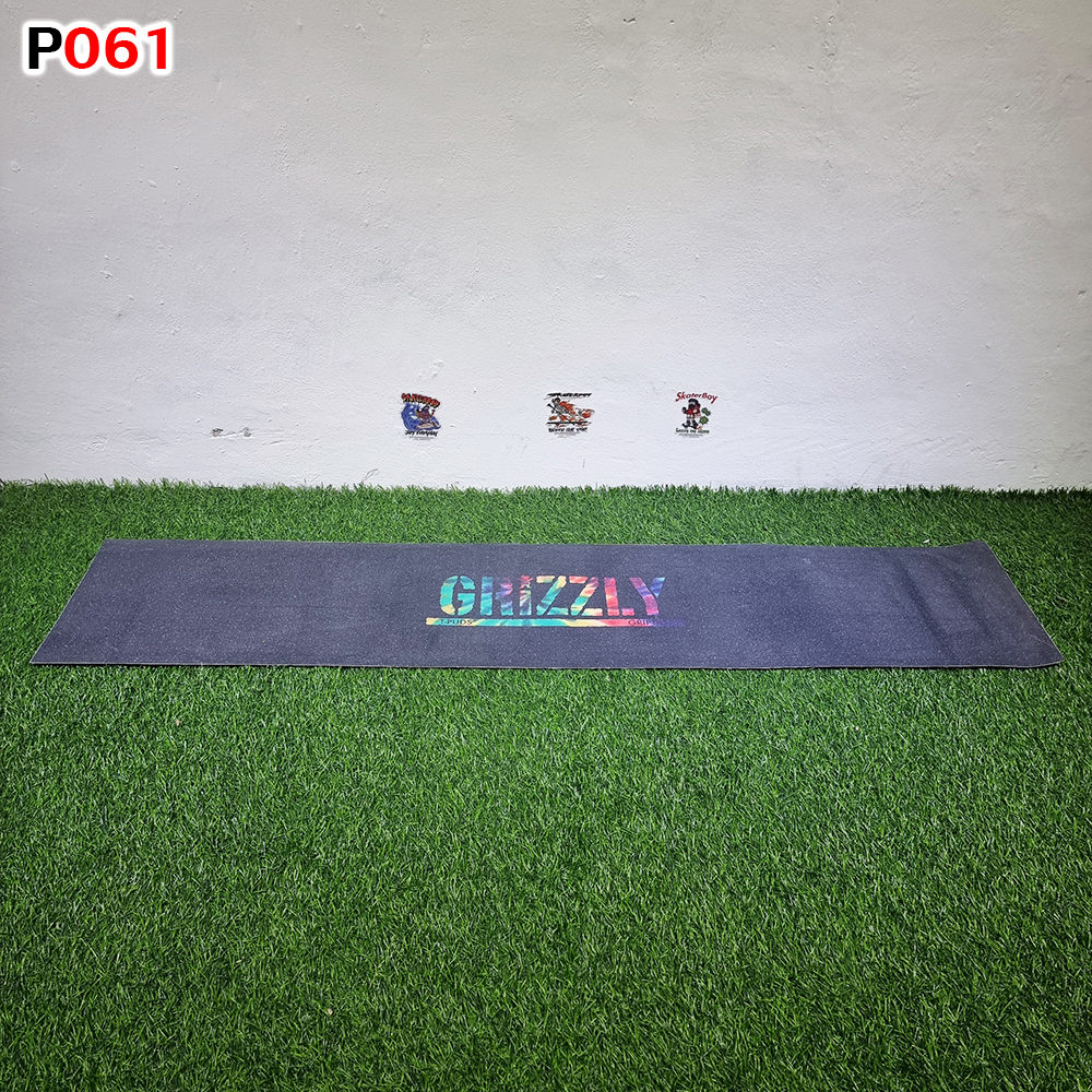 0303 สติ๊กเกอร์ กระดาษทราย 120x26 cm สำหรับ สเก็ตบอร์ด เซิร์ฟสเก็ต ลองบอร์ด Graphic Grip Tape skateboard longboard surf skate