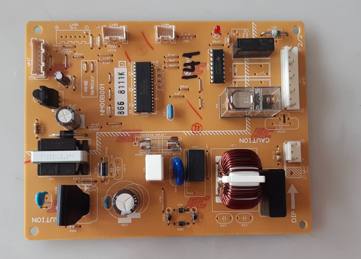 อันที่ 141 บอร์ดตู้เย็น Mitsubishi NM00B001 MR-F41E 13.4 คิว ดีเทสแล้ว