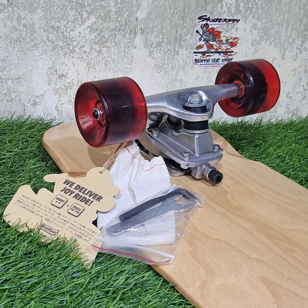 0202 เซิร์ฟสเก็ตบอร์ด Woody Press ทรัคสปริง Carving Thruster 2 ขนาด 32นิ้ว 33นิ้ว
