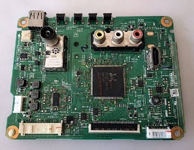 อันที่ 492 TOSHIBA 32P1300VT ซีสเตร็ม V28A001479B1 30PIN ดีเทสแล้ว