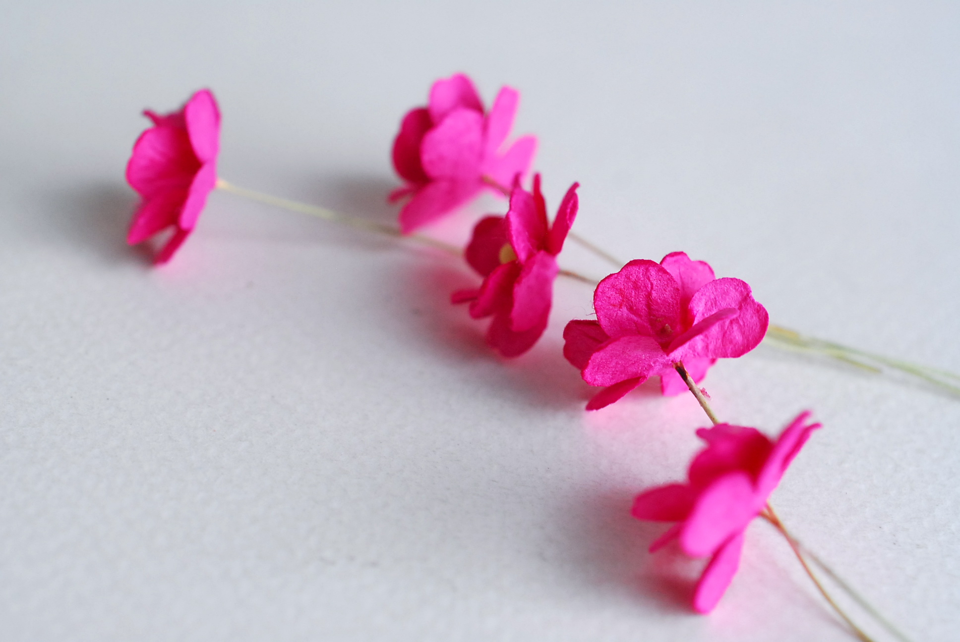 ดอกไม้กระดาษสา ราคาส่ง, ดอกไฮเดรนเยียกระดาษสา ดอกไม้ประดิษฐ์ ตกแต่งงานแต่งงาน ประดิษฐ์ข้อมือเพื่อนเจ้าสาว ขนา่ด 1.5 cm., สำหรับของชำร่วย, งานแต่งงาน, ดอกไม้ทำข้อมือเจ้าสาว สีชมพูบานเย็น จำนวน 100 ดอก Paper flower,100 Pieces mulberry hydrangea magenta colo