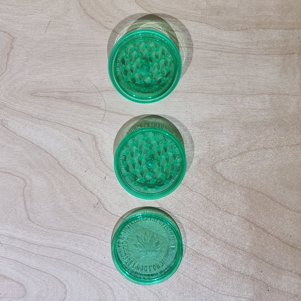 [1002] Plastic Grinder ขนาด 63mm 2 3ชั้น บดเก็บ ที่บดสมุนไพร เครื่องบดสมุนไพร บดกาแฟ ไกเดอร์บด