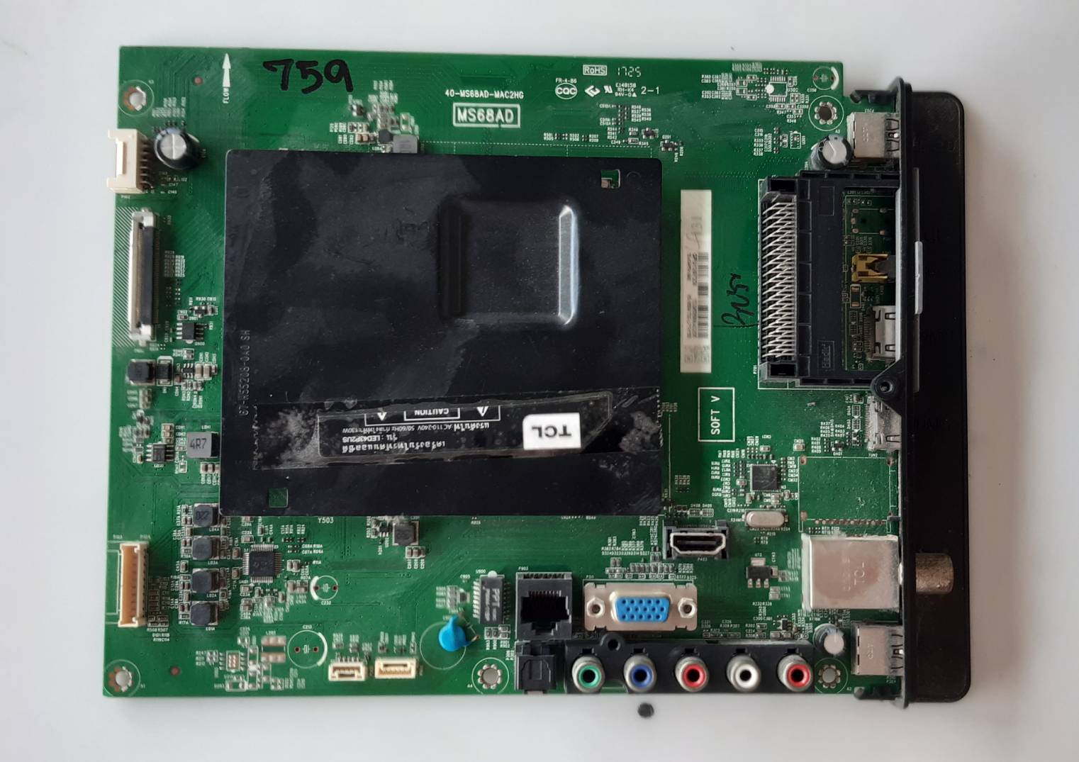 อันที่ 759 TCL 43P2US ซีสเตร็ม 40-MS68AD-MAC2HG ดีเทสแล้ว