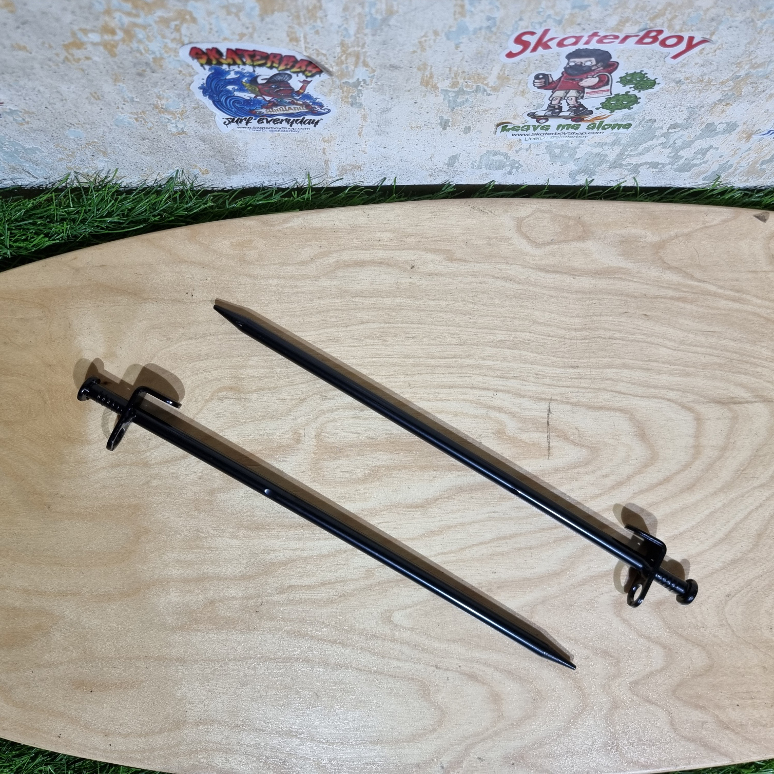 [1200] ตะปู สมอบก ยึดพื้นดิน เหล็กหนา ทน ยาว30cm อุปกรณ์แค้มปิ้ง กางเต็นท์ camping