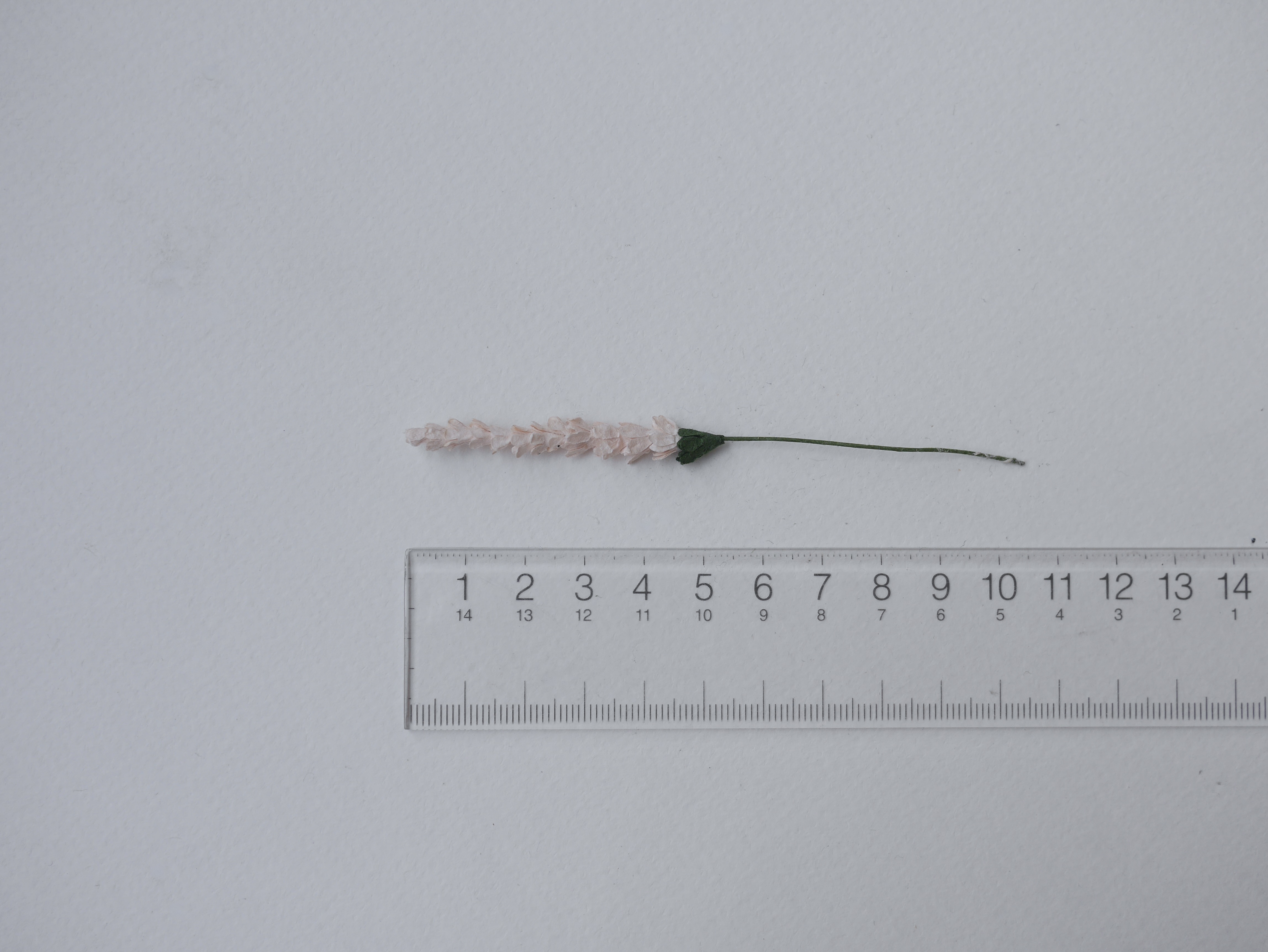 ดอกไม้ประดิษฐ์, ดอกไม้กระดาษสา, ดอกลาเวนเดอร์กระดาษ lavender, ดอกลาเวนเดอร์ กระดาษสา งานประดิษฐ์ตกแต่งของชำร่วย, ดอกไม้ทำพานพุ่ม, พานรับไหว้, ขนาด 1 cm. สีชมพูอ่อน