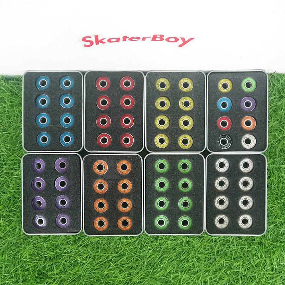 [0318] ลูกปืนล้อ แบริ่งล้อ 608 พร้อมกล่อง 8ชิ้น สเก็ตบอร์ด โรลเลอ อินลายสเก็ต bearing skateboard roller inline
