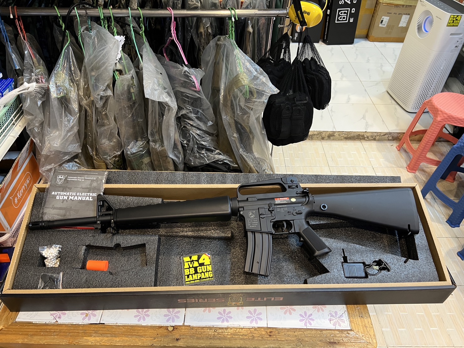 Golden Eagle F6618 M16A1 บอดี้ ABS
