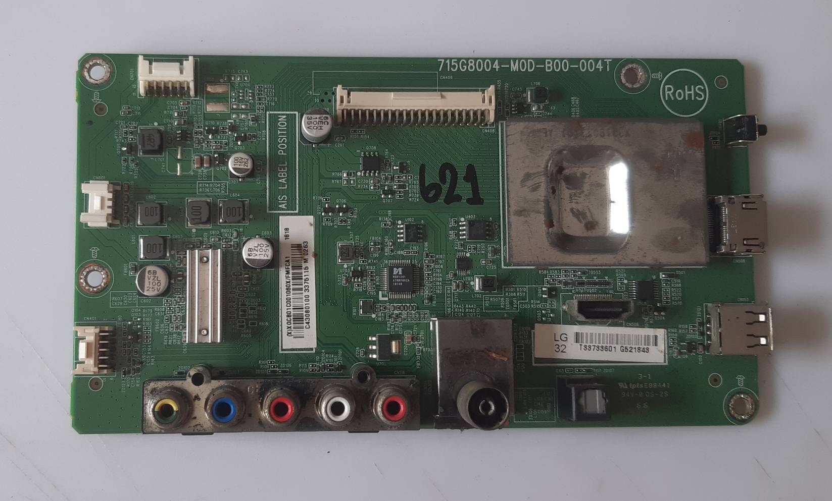 อันที่ 621 LG 32LH500D ซีสเตร็ม 715G8004-M01-B00-004T ดีเทสแล้ว