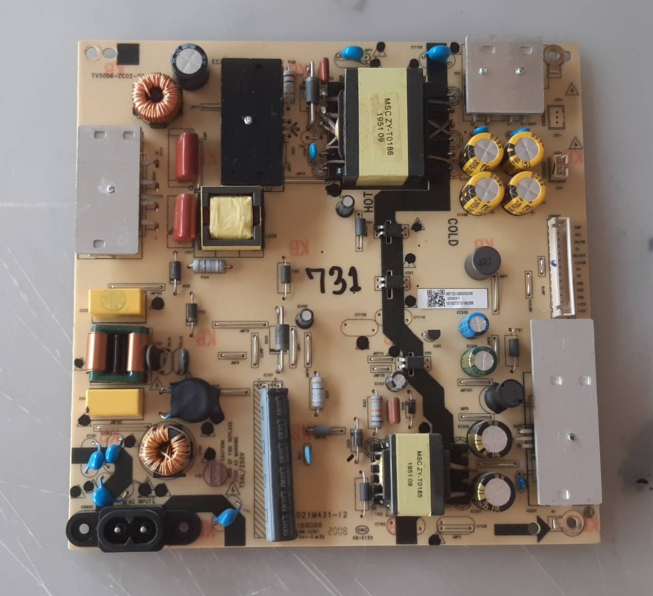 อันที่ 731 Haier LE50K8000UA ซัฟฟลาย TV5006-ZC02-02 E021M431-12