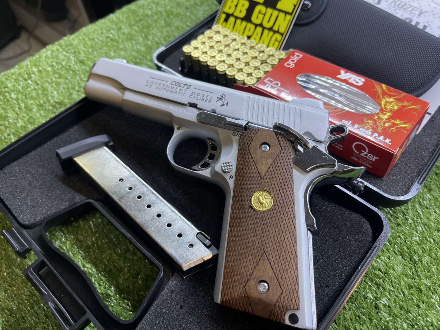 KUZEY M1911 ลาย Government ลำกล้อง 5" ซาติน