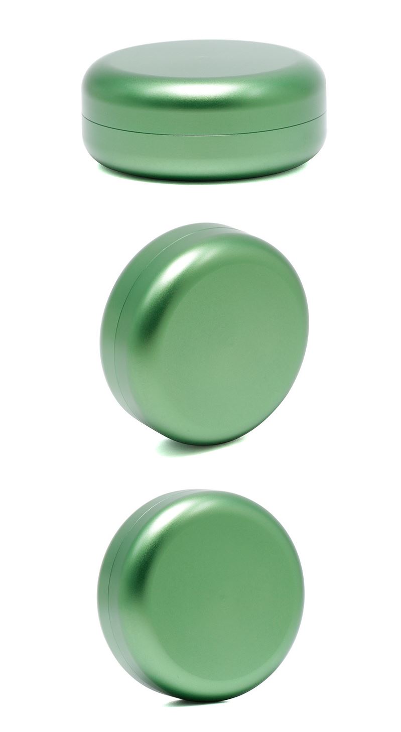 [1003] กล่องเก็บสมุนไพร กลม 2ขนาด Aluminum กันชื้น กันฝุ่น เก็บยา