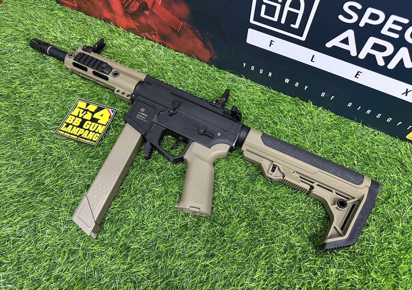 Specna Arms SA-FX01 FLEX™ HAL ETU : AR9 Custom (Tan)