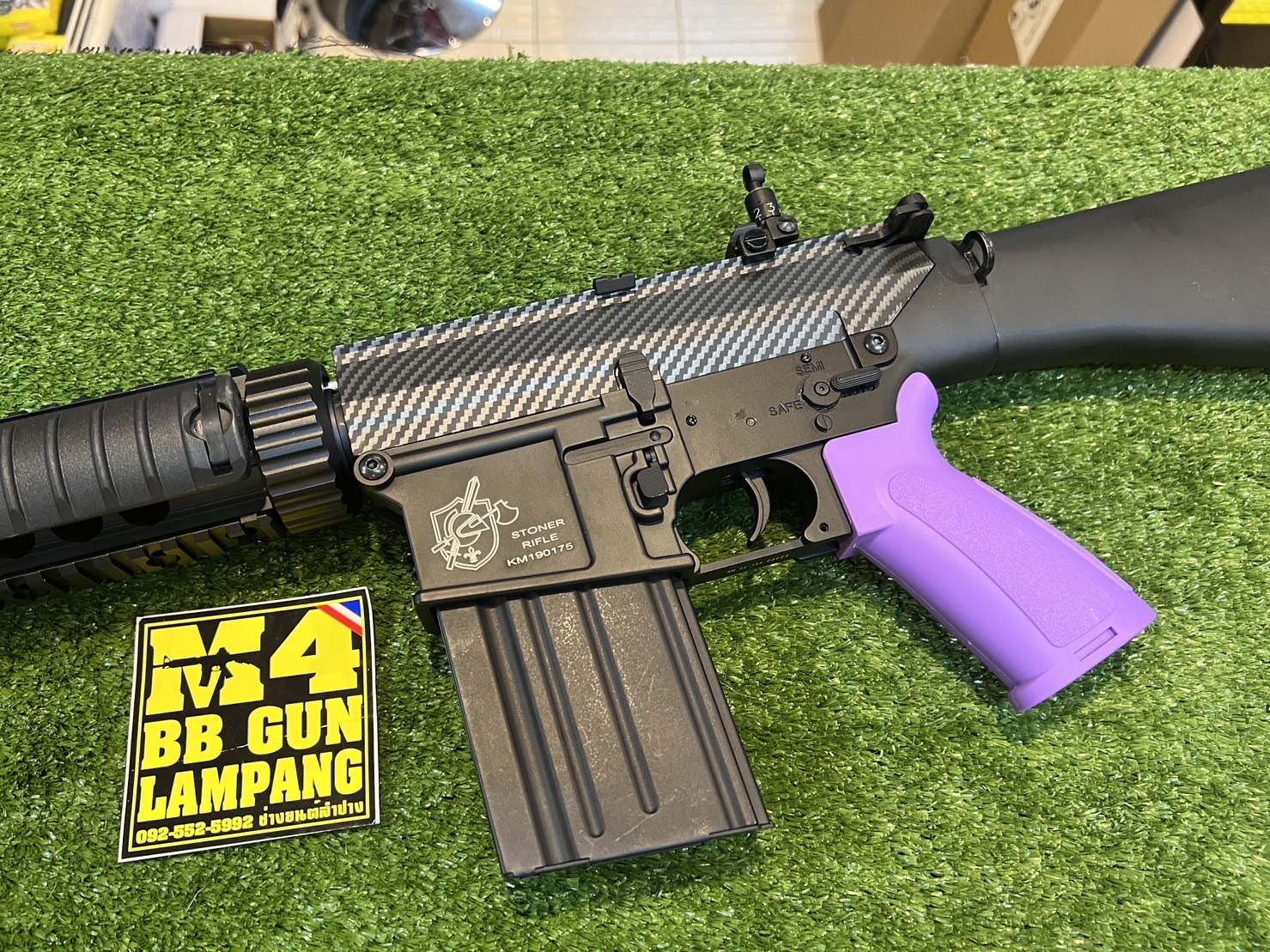 Double Bell 100 KAC SR 25 MK11 MODO Custom AEG