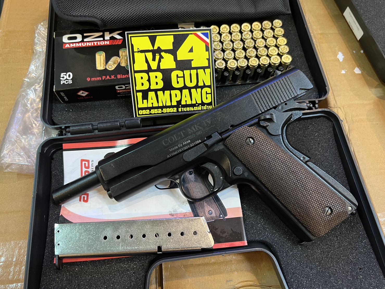 AKSA COLT 1911 ลาย Series 80 สีดำ