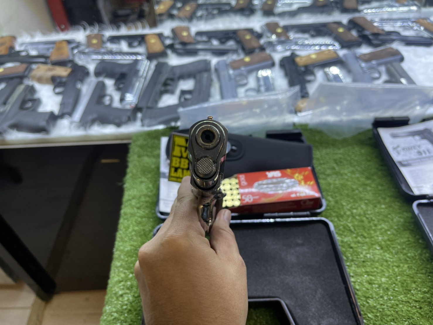 KUZEY M1911 ลาย Series 80 ลำกล้อง 5" เงินเงา