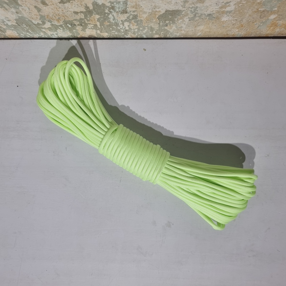 [1200] เชือกเต็นท์ เรืองแสง ป้องกันสะดุด เวลากลางคืน หนา4mm ยาว 20เมตร