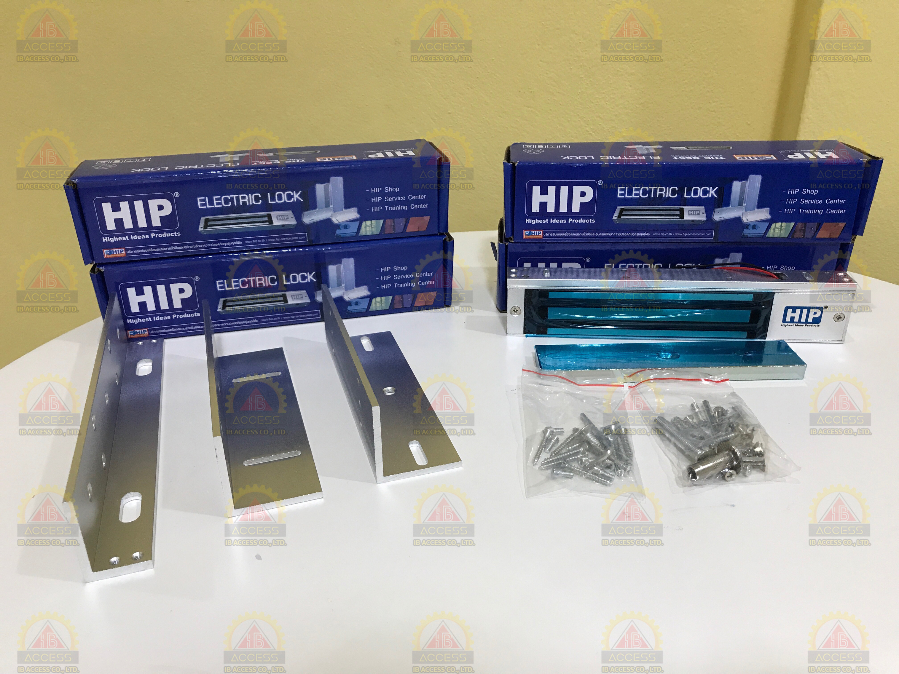 Magnetic Lock 600lbs. พร้อม LZ Bracket ยี่ห้อ HIP