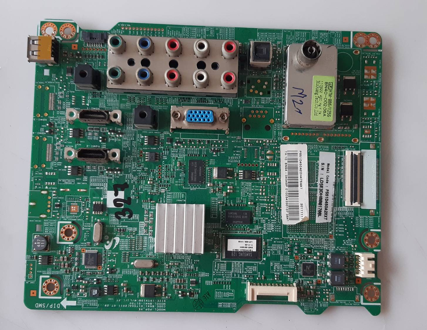อันที่ 327 Samsung PS51D450A2 ซีสเตร็ม BN41-01750A BN94-04349P ดีเทสแล้ว