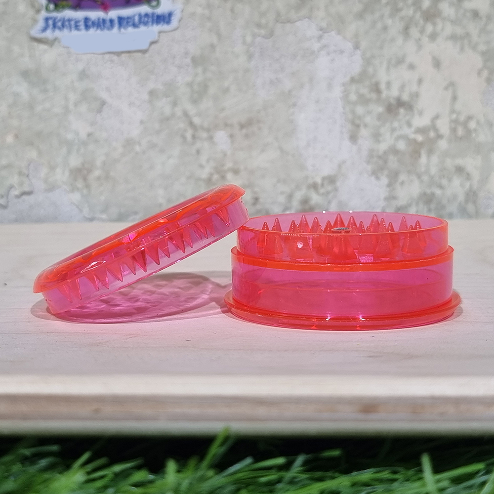 [1002] Plastic Grinder ขนาด 63mm 2 3ชั้น บดเก็บ ที่บดสมุนไพร เครื่องบดสมุนไพร บดกาแฟ ไกเดอร์บด