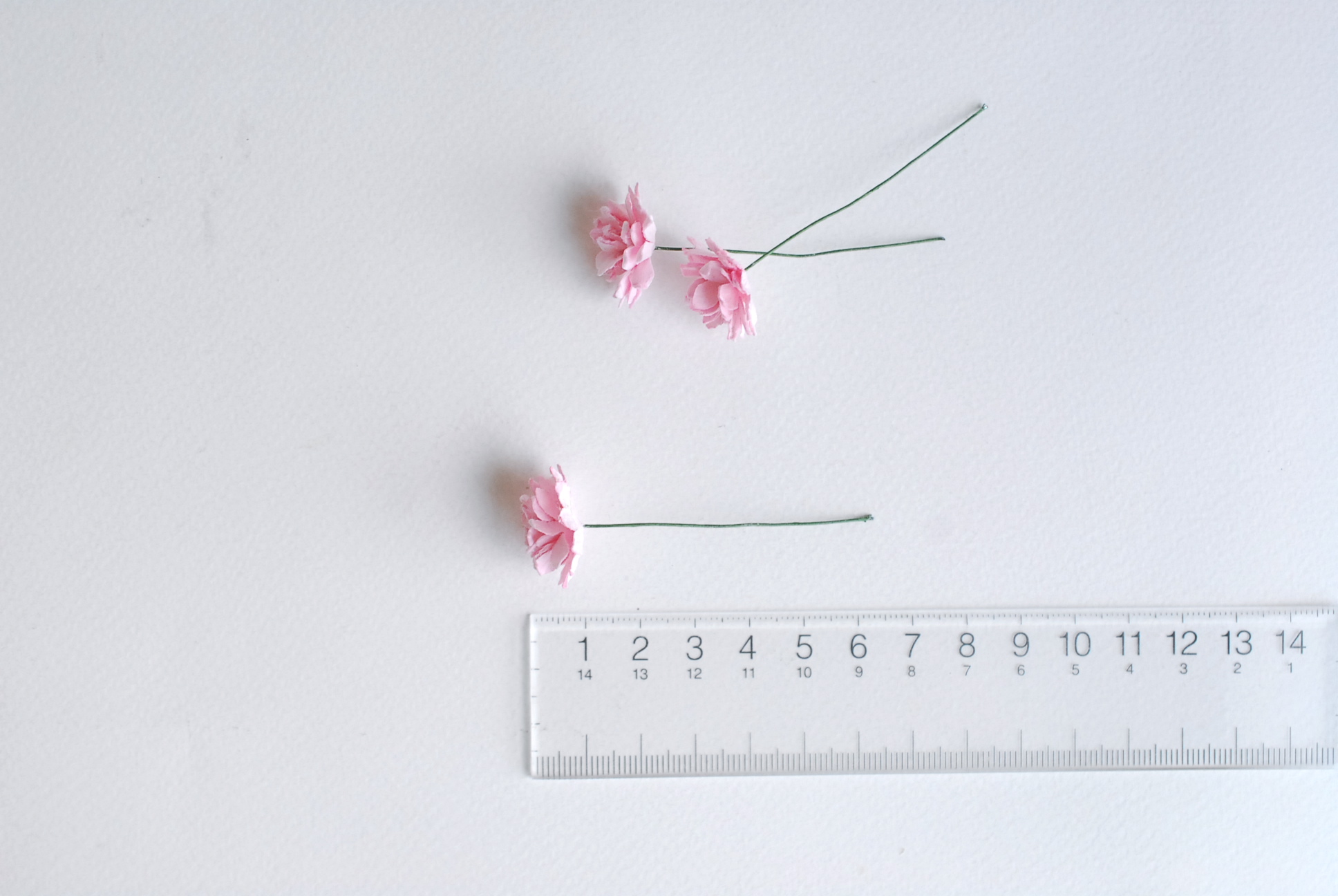 ดอกไม้ประดิษฐ์, ดอกไม้กระดาษสา, ดอก gypsophila, ดอกยิปโซ งานประดิษฐ์ตกแต่งของชำร่วย, ดอกไม้ทำพานพุ่ม,พานพวงมาลัย, พานรับไหว้, ขนาด 2 cm. สีชมพู