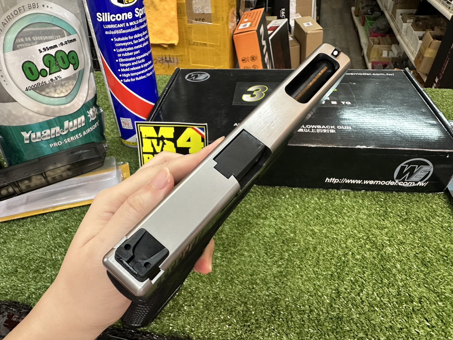 WE Glock 34 Gen 3 สีเงิน