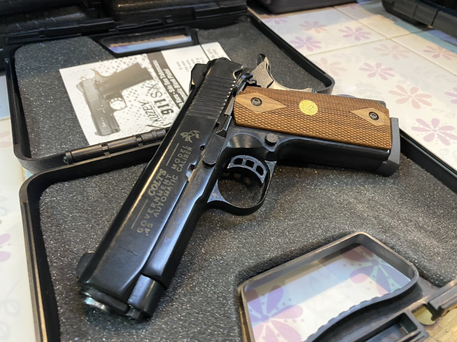 KUZEY M1911 ลาย Government ลำกล้อง 4" ดำ