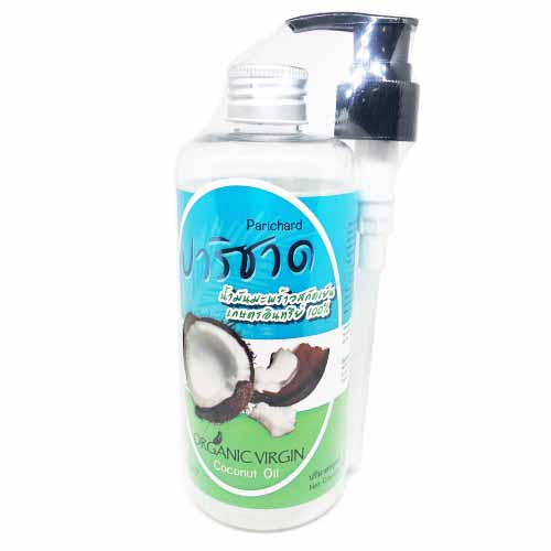 [ปาริชาด] น้ำมันมะพร้าวสกัดเย็น 300ml.