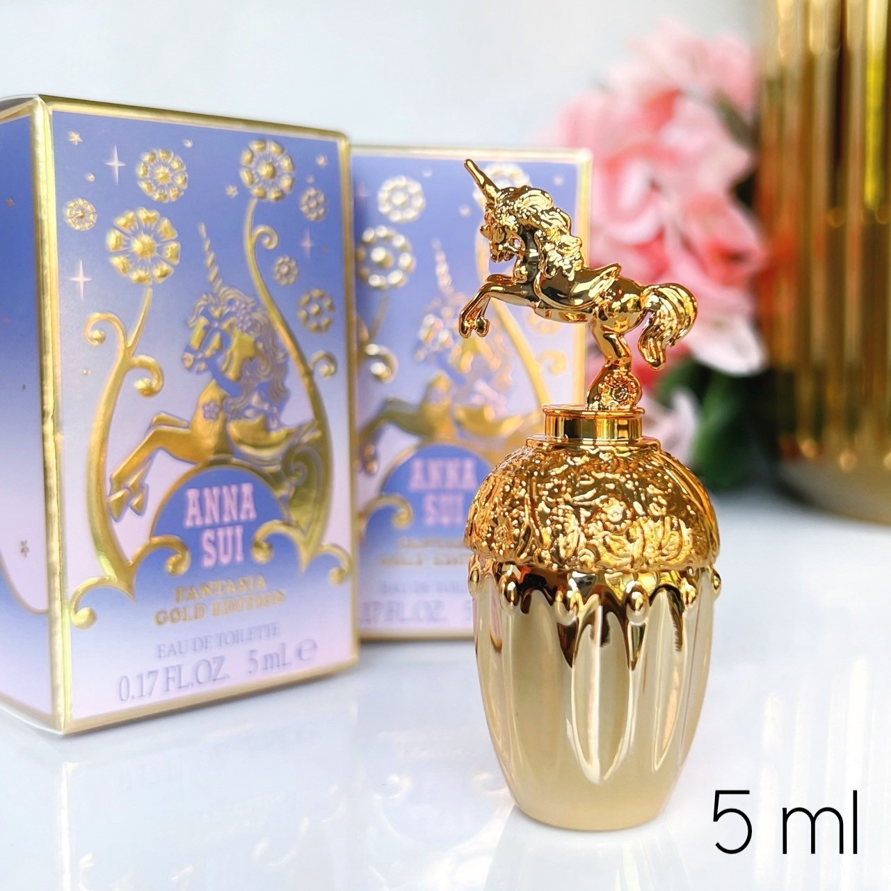 ANNA SUI Fantasia Gold Edition EDT ขนาดทดลอง 5 ml หัวแต้ม