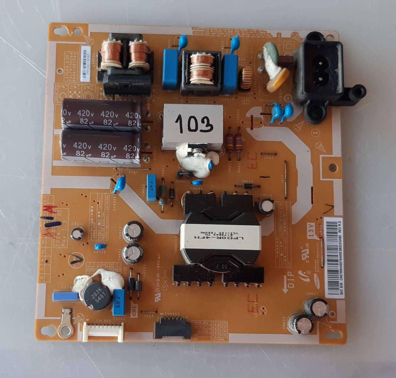 อันที่ 103 Samsung UA40H5003TK ซัฟฟลาย BN44-00754A ดีเทสแล้ว
