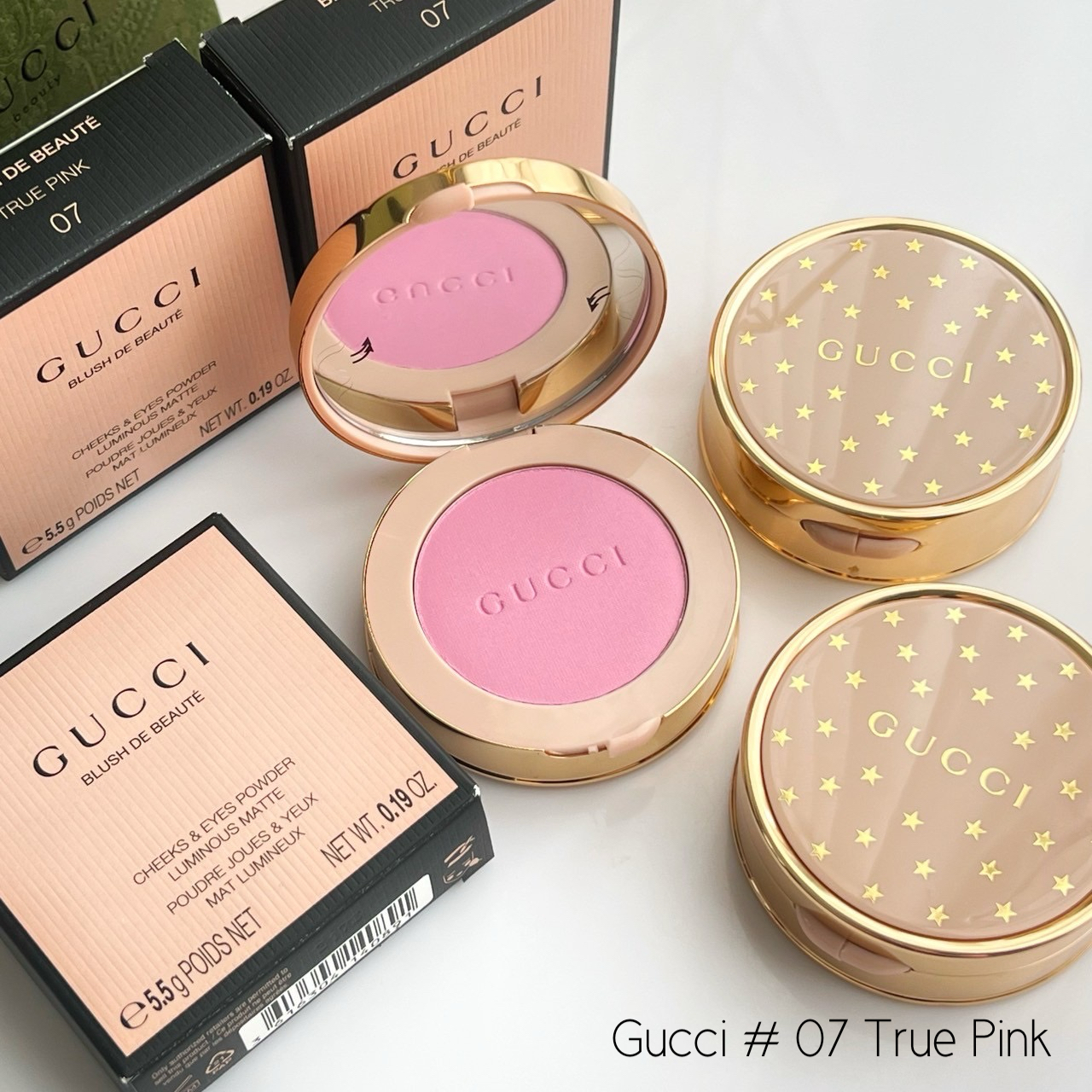 บลัชออน Gucci Blush De Beaute 5.5g # 07 True Pink