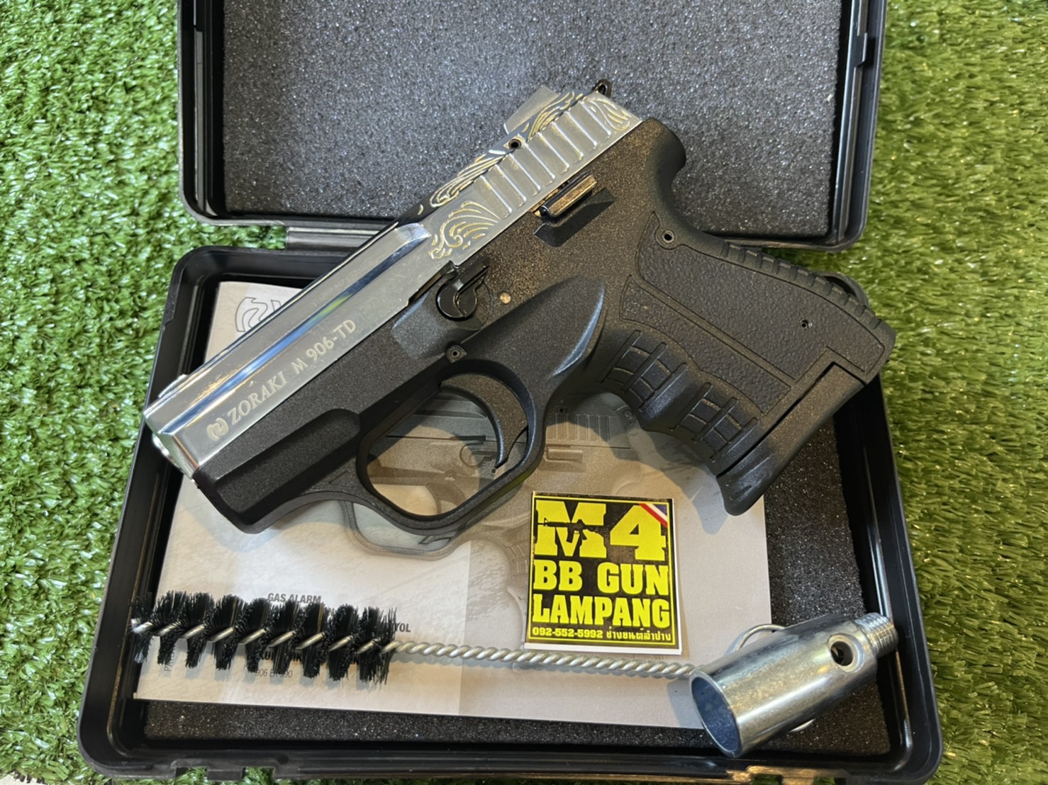 ZORAKI M906TD เงินเงา-ลายไทย