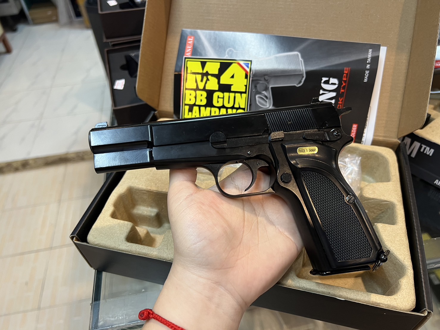 WE - Browning Hi-Power MK3 สีดำ