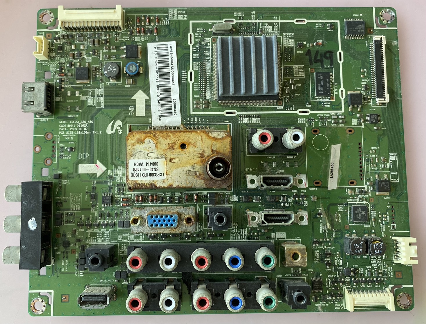 อันที่ 149 Samsung LA26B450C4 ซีสเตร็ม BN41-01162A ดีเทสแล้ว