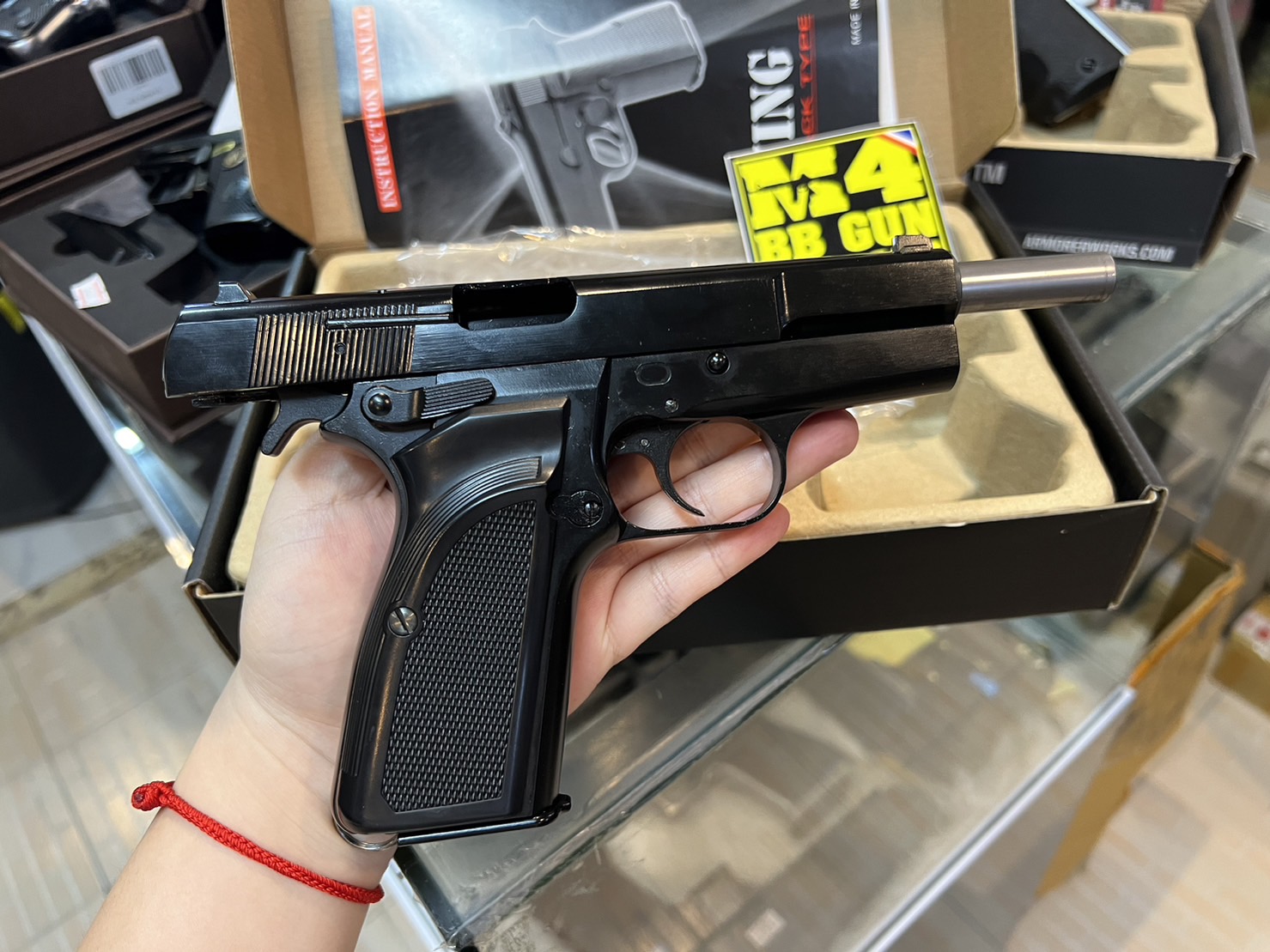 WE - Browning Hi-Power MK3 สีดำ