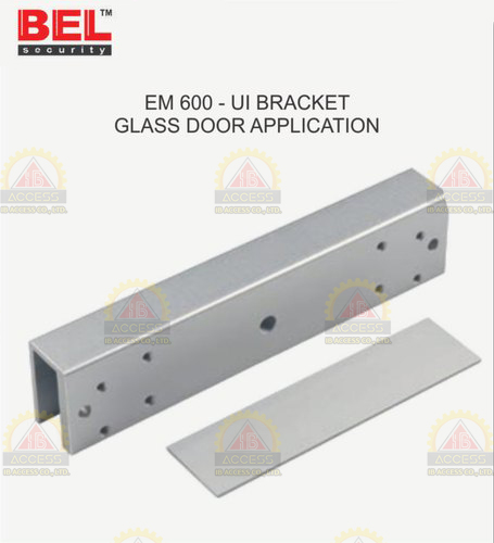 U Bracket สำหรับประตูกระจกบานเปลือยล่าง ยี่ห้อ BEL รุ่น U1-600