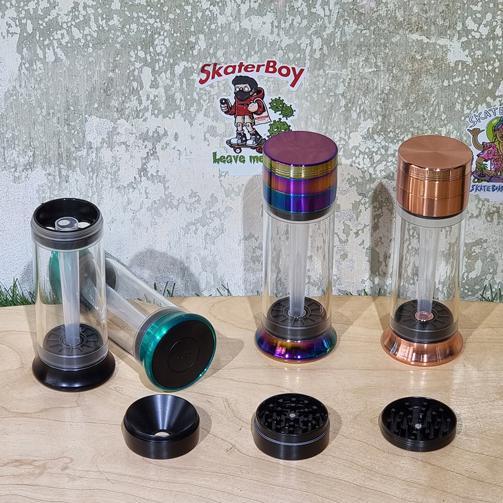 [1002] Grinder ขนาด 52x160mm พร้อมใส่ กระดาษพัน งานCNC ที่บดสมุนไพร เครื่องบดสมุนไพร