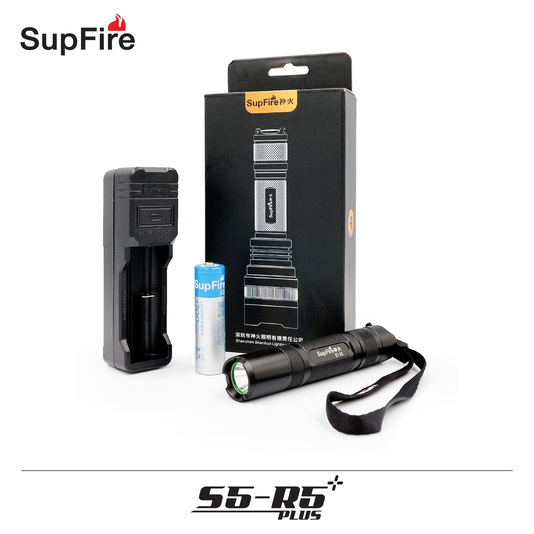 ไฟฉาย Supfire รุ่น S5-R5 Plus(K0290)