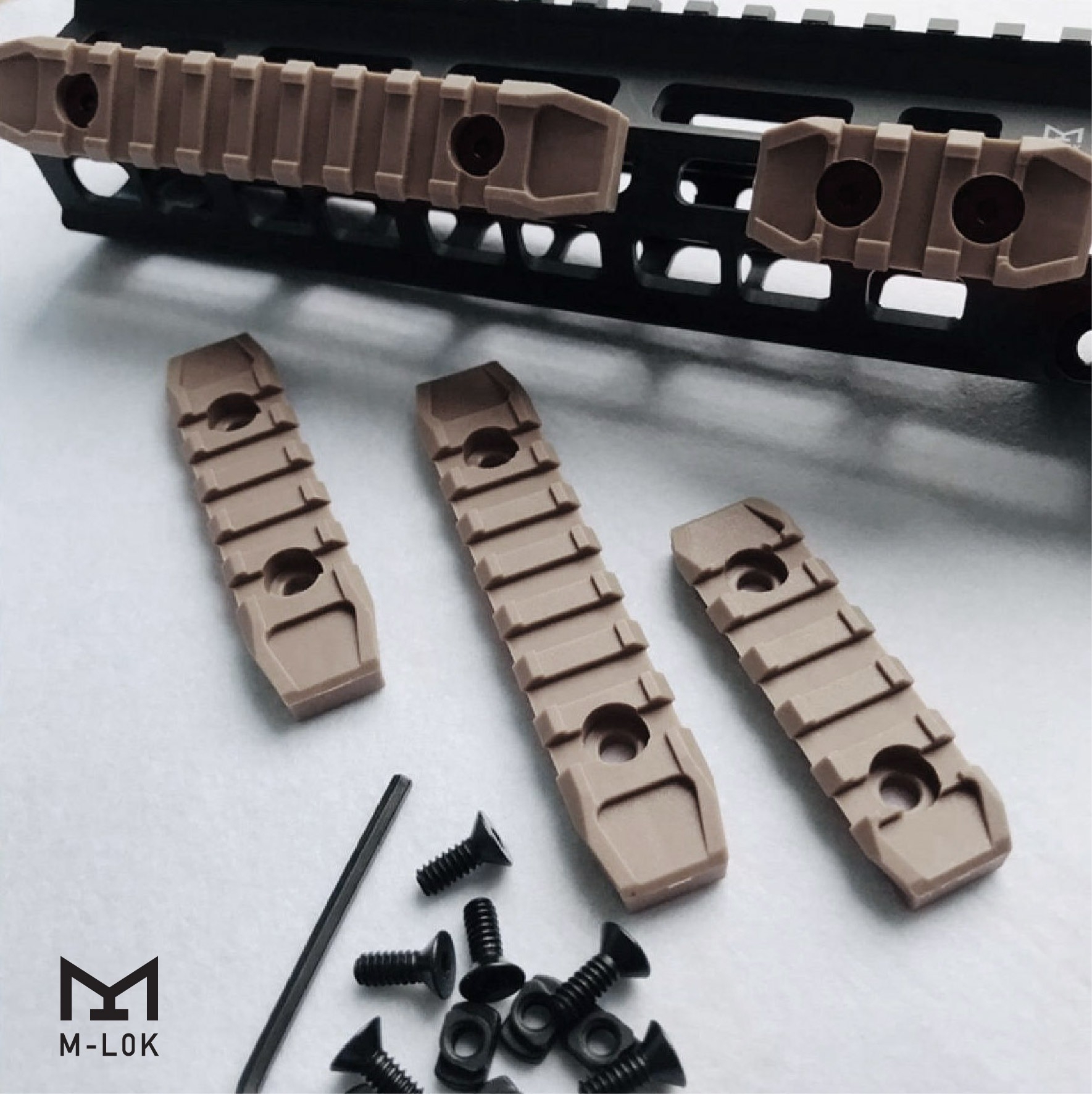 ชุดรางเสริมระบบ M-Lok ( 5 ชิ้น ) (K0150)