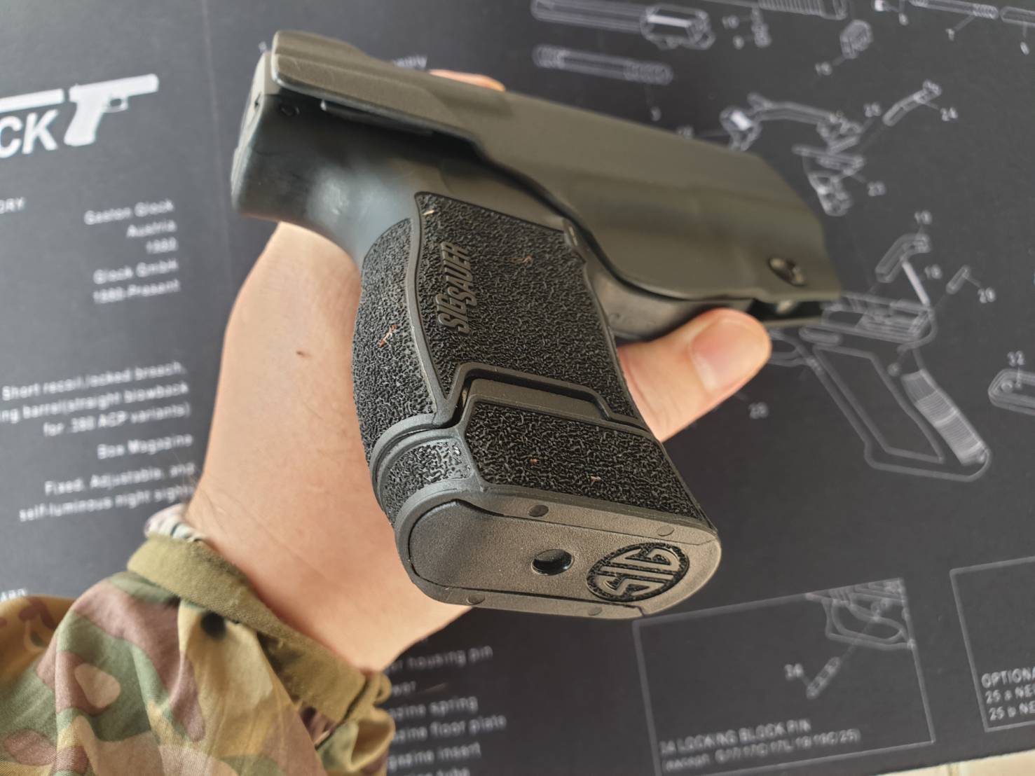 ซองพกใน Kydex SiG Sauer P365 (K0500)