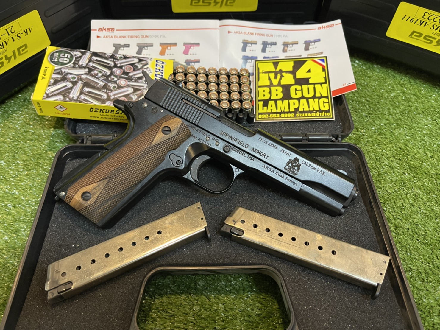 AKSA COLT 1911 ลาย Spring Field สีดำ