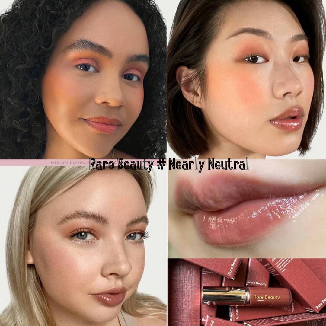 ลิปสติก Rare Beauty Stay Vulnerable Glossy 1.4 ml # Nearly Neutral