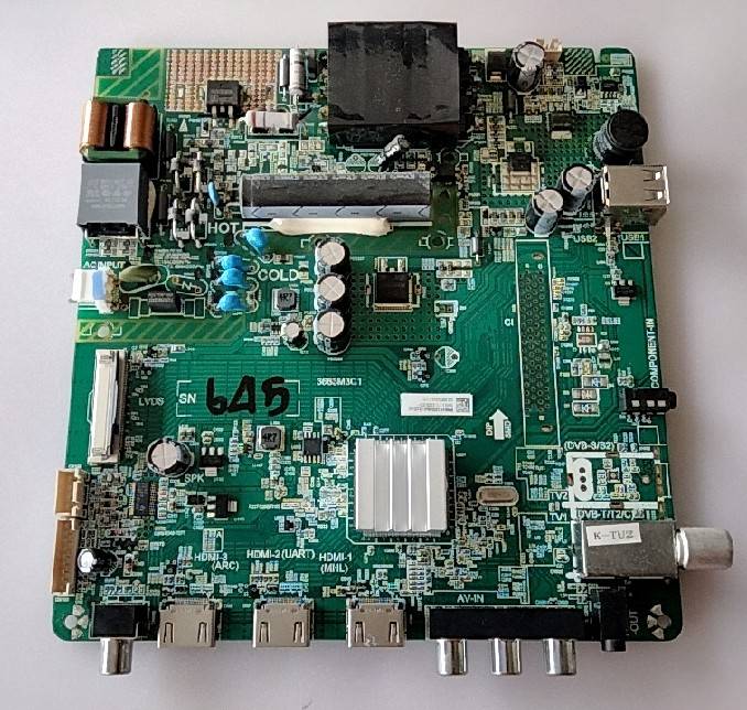 อันที่ 645 PHILIPS 43PFT5583 ซีสเตร็ม 3663M3C1 4715-3663M3-A3233K01 ดีเทสแล้ว