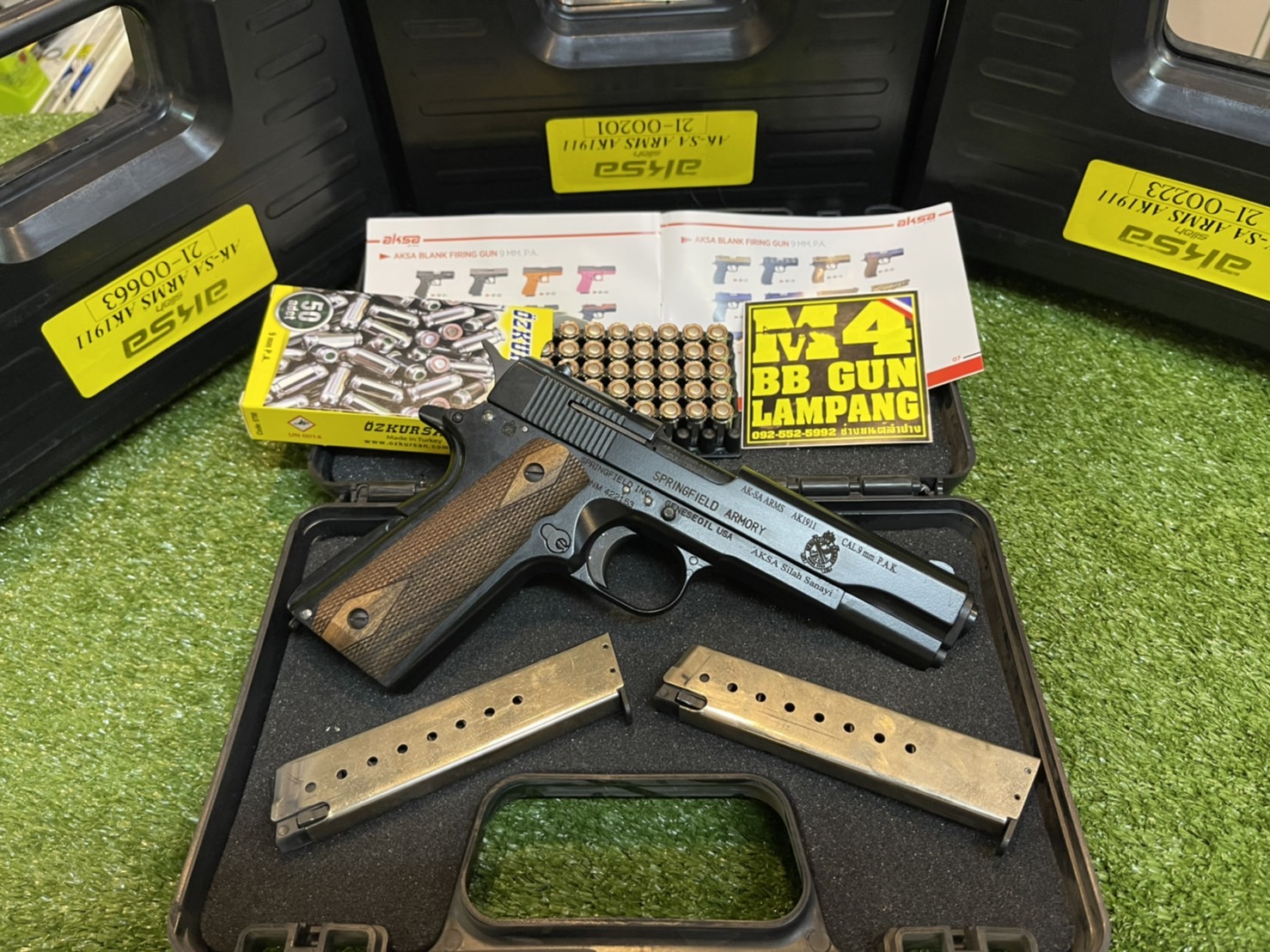 AKSA COLT 1911 ลาย Spring Field สีดำ