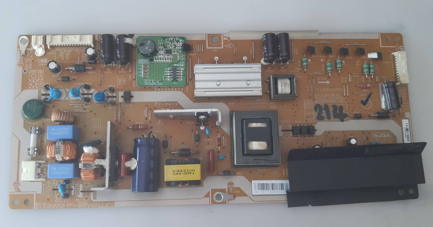 อันที่ 214 TOSHIBA 40PB200T ซัฟฟลาย V71A00026900 ดีเทสแล้ว